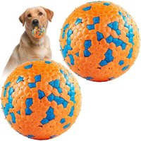 2pcs Balle Chien, Balle Chien Indestructible, Balle Pour Chien, Balle De Tennis Pour Chien, Balle Tennis Chien, Jouet Interactif Chien, Balle Pour