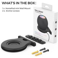 Mini Support De Montage Mural Pour Homepod, Étagère Murale Avec Gestion Des Câbles, Accessoires Permettant De Gagner De L'espace