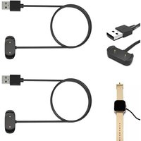 2 Pièces Chargeur Compatible Avec Amazfit Gts 4 Mini, Gtr 2/2e, Gts 2/2e/2 Mini, Bip 3/3 Pro, Bip U, T-Rex Pro Station Remplacement Adaptateur Charge