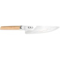 Kaï Mgc.0406 Couteau À Trancher Seki Magoroku 22,5 Cm Bois Pakka