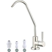 Robinet d'eau potable, robinet d'évier sans plomb, robinet à osmose inverse, robinet de filtre à eau pour évier de cuisine, bar, robinet SUS304 RO en