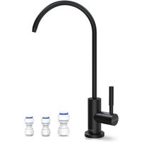 Robinet filtre à eau RO - Robinet d'eau potable compatible avec la plupart des systèmes d'osmose inverse et système de filtration de l'eau - SUS304