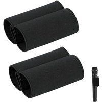 Cache Micro, 7,5cm Manchon Micro pour Sony TX650/TX660 Enregistreurs Noir Bande Microphone Accessoire Microphones Protecteur Micro pour Discours