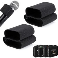 2 Pcs de Manchons Élastiques de Microphone à Main, Elastic Sleeve pour Rode Wireless GO II/Wireless Me/Wilreless Pro Sans Fil, Enregistrement de