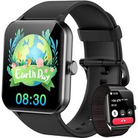 Blackview R50 Montre Connectée avec Appel Bluetooth SmartWatch de Fitness Tracker d'Activit Contrôle de musique - Noir