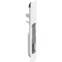 Poignée cuvette Solena montage simple gauche -pour profil de 31 à 46mm - Blanc RAL 9010 brillant LA CROISÉE DS