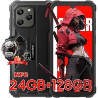 Blackview BV5300 Plus Smartphone Incassable Android 13 6,1" 128 Go 6580mAh NFC Noir avec Smartwatch Blackview W50 Pro