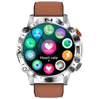 Montre Connectée Ohp K59 Homme Femmes Intelligente Etanche Smartwatch Fréquence Cardiaque Pour Ios Android, Ceinture DArgent