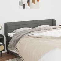 Vidaxl Lit De Repos D'extérieur Avec Auvent Gris Acier Et Tissu Oxford