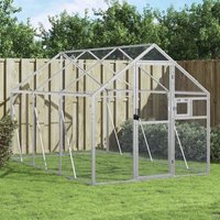 vidaXL Grillage pour volière Acier galvanisé 25x1,2 m Argenté