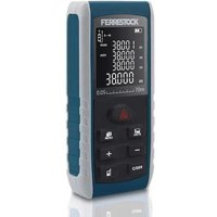 Ferrestock Compteur de distance laser jusquà 70 mètres, écran LCD, 2 points de référence, 7 modes de mesure,
