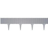 Bordure De Jardin Palissade - Prosperplast - Gris - Résistant Aux Uv Et Aux Intempéries - 10 Modules Inclus