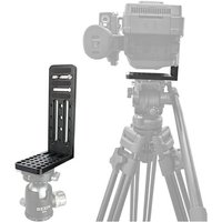Support de caméra L pour trépied à Commutation Horizontale Verticale, Plaque à dégagement Rapide, Support de clapet Vertical pour Appareil Photo