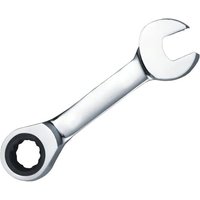 Stubby Clé à cliquet courte 19 mm, mini clé à cliquet à extrémité ouverte, petits outils métriques pour réparation de vélo