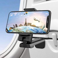 Support De Téléphone Pour Avion, Universel Portable Pliable, Rotatif À 360°, Accessoire De Voyage, Essentiels De Pour Vol, Cuisine, Bureau,