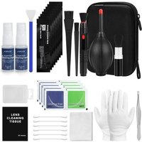 32 en 1 Kit de Nettoyage pour Appareil Photo,Kit de Nettoyage d'objectif pour appareils Photo Reflex numériques compatibles avec Canon Sony(Q179)