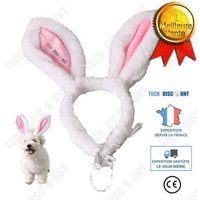Td® Serre Tete Lapin Pour Chien Chat Deguisement Pour Oreilles Costume Mignon Noel Petite Taille Femelle Male Animaux De Compagnie