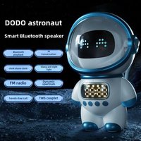 Haut-parleur Bluetooth intelligente Espace Astronautes alarmes créatives pour usage domestique radio FM avec carte TF intelligente objet de lecture