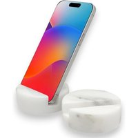 Support De Téléphone Portable De Luxe En Marbre Pour Smartphones Populaires (1 Pièce)