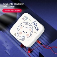 Lecteur de cartes de sport en dessin animé simple pour étudiants MP3 nouveau modèle avec fonction de lecture sur une carte à emporter ensemble