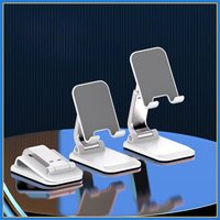 Support De Téléphone Pliable En Métal Créatif Nouveau Modèle Pour Personnes Paresseuses Support De Tablette Pour Direct Streaming Sur Tiktok Couleur