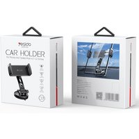 Support De Téléphone Pour Voiture Yesido Type Ventouse En Gros Pour Tableau De Bord Support De Navigation Pour Ordinateur Portable Style C171 Couleur Noir