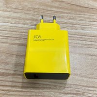 Chargeur 67W pour téléphone Xiaomi avec câble de données Ensemble couleur jaune Charge super rapide Règles européennes et américaines