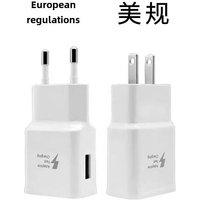 Chargeur Rapide Qc3.0 Pour Samsung S6/S8/S9/S10 Ensemble Type-C Compatible Avec Les Réglementations Européennes Et Américaines