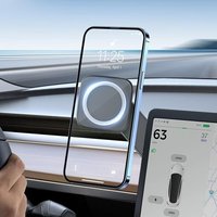 Support Téléphone Voiture Magnétique Pour Tesla Model 3/Y/X/S,Support De Téléphone De Voiture Pour Écran Tactileconçu Pour Magsafe ,Compatible Avec