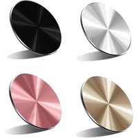 4pcs Aimant De Téléphone Portable,Aimant Pour Téléphone Portable,Plaque Magnétique En Plaque Métallique,Autocollant De Téléphone Magnétique,Aimants