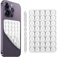 Ventouse Telephone Portable Double Face Silicone,Ventouse Telephone Support Mains Libres Pour Selfies Vidéos Miroir Antidérapant Support De Téléphone
