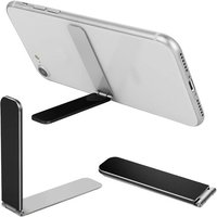 Support De Téléphone Portable Ultra Fin,Réglable En Alliage,Support De Téléphone Portable Pliable Pour Téléphone Portable,Tablette (Noir)(Q57)