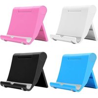 4 Pcs Support Telephone Bureau,Porte Téléphone Portable Antidérapant Repose Smartphone Pliable Phone Holder Plastique Compatible Avec Iphone Ipad