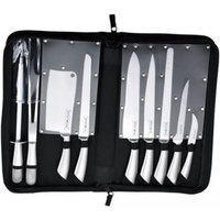 Set de 10 couteaux avec support