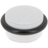 Butée de porte à fixer au sol CHRISLIGNE bois blanc, L.4.1 x H.2.3 x l.4.1 cm