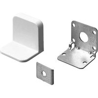 Lot de 2 Suspensions de meuble acier zingue HETTICH, l.45 mm