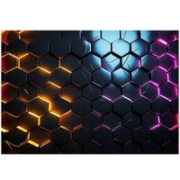 Papier Peint Enfant 3D Gaming Intissé Panoramique 300x210 cm - Colle Inclus - Chambre Enfant - Moderne Papier Peint