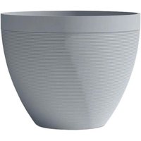 Pot De Fleurs - Garden Id - Green Care Impact Bleu-Gris - 30 X 26 Cm - Garanti 10ans - 100% Recyclé - Résistant Uv/Gel