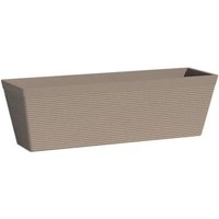 Jardiniere - Garden Id - Green Care Impact Taupe - 50 X 16 X 16 Cm - Garanti 10ans - 100% Recyclé - Uv/Gel Résistant