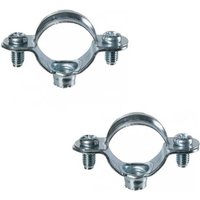 2x COLLIER SIMPLE DE FIXATION MURALE DIAMETRE 40MM POUR TUBE TUYAU AU MUR CHAUFFAGE SANITAIRE