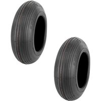 2x PNEU 3.50 - 8 CHARIOT BROUETTE TRACTEUR TONDEUSE DIABLE 350x8 pneus