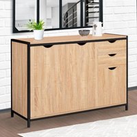 Buffet Bas Detroit Avec Placards Et Tiroirs Design Industriel
