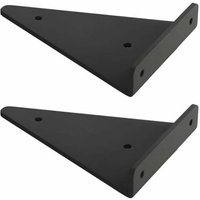 Support D'étagère En Triangle En Métal Flottant,Equerre Etagere Mural Aveugles Dissimulés,Chambre À Coucher Salon Salle De Bain Bricolage Décoration