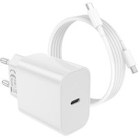 Chargeur Base Iphone 15 Avec Câble De Fast Charge, 20w Chargeur Bloc Rapide Usb C Avec Cable 2m Usb C To C Pour Apple Iphone 16/16 Pro
