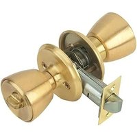 Serrure - MCM - M60121 - Bouton 509B/3.3 - Avec clé - Mécanisme à cylindre - Pose à larder