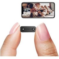 Mini caméra de surveillance HD sans fil HD1080P avec vision nocturne, détection de mouvement, visualisation à distance, 32Go, noir