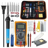 Fer à Souder 60W Kit de Soudure Température Réglable 180-480 Visible Fer a Souder électrique Kit Tournevis de Précision Boîte a Outils de Réparation