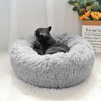 Lit Pour Chien, Lit Pour Chat, Lits Ronds Apaisants Pour Animaux De Compagnie Pour Chiens Et Chats, Doux, Moelleux, Chaud Et Confortable Pour Un