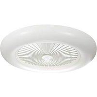 BEL AIR HOME - Ventilateur de plafond RAKI LED avec moteur DC et éclairage LED 80W avec télécommande, ventilation efficace à 4 vitesses pour l'été et