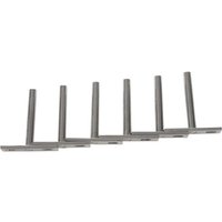 6 Pièces Supports Invisibles Pour Tablette Flottante De 3 Pouces, Supports D'étagères Cachés, Support Mural Dissimulé Support De Fixation Kit